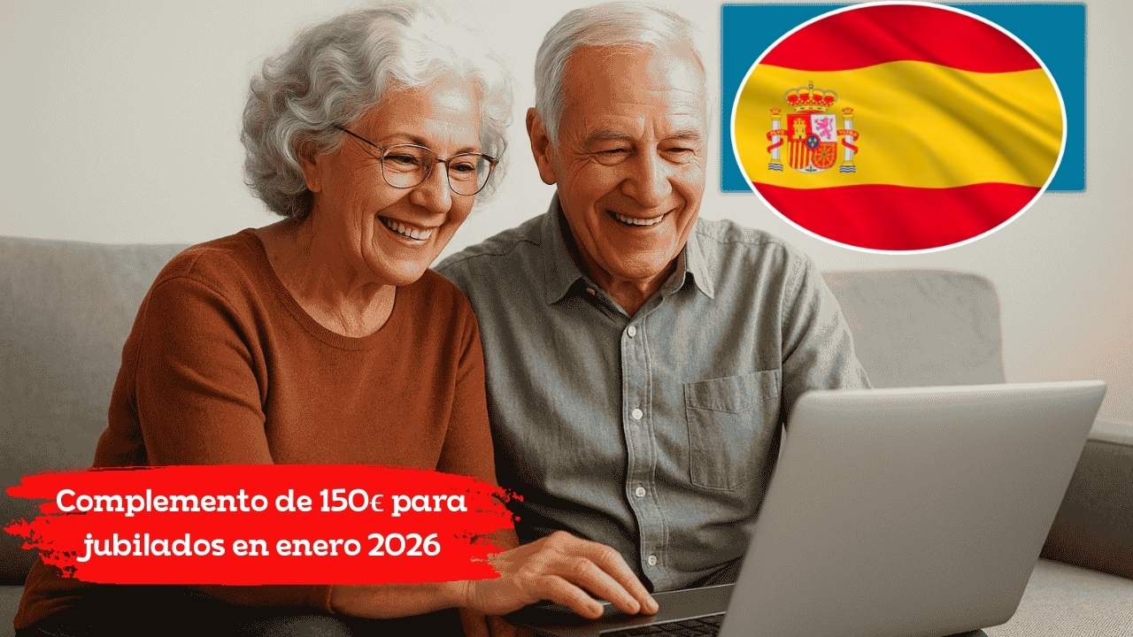 Complemento de 150€ para jubilados en enero 2026: quién lo recibe, requisitos y fecha de pago
