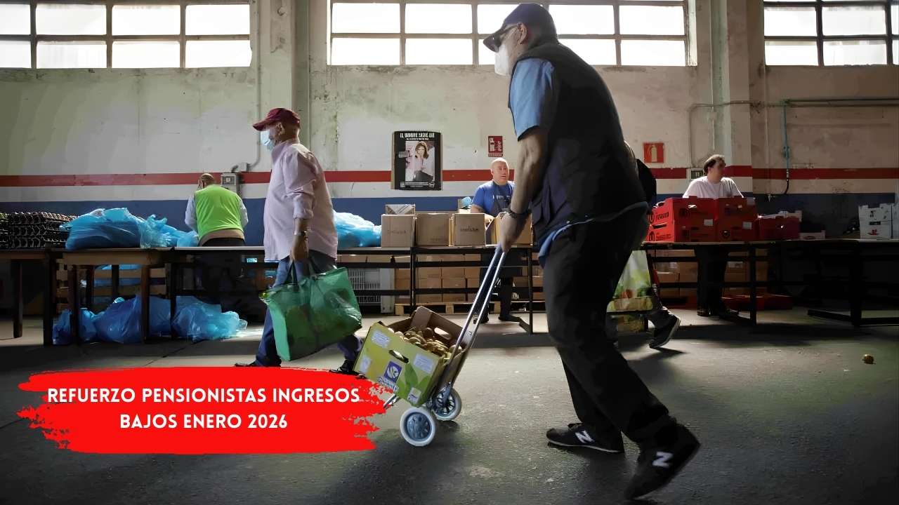 Refuerzo pensionistas ingresos bajos enero 2026: ayuda única de 200€, requisitos, beneficiarios y fecha de pago